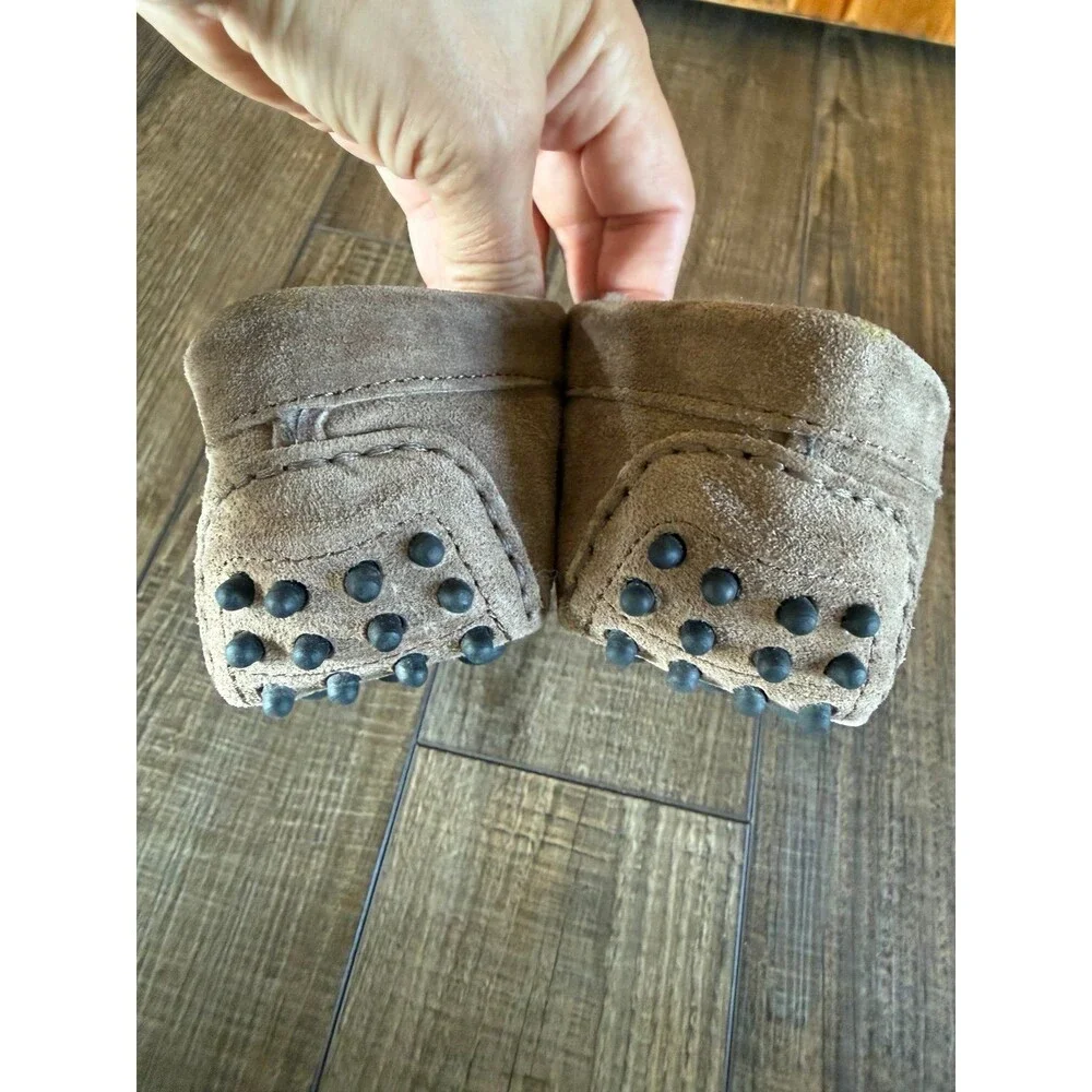 Women’s M.GEMI The Felize Shearling Moccasin Sz. 38 Mushroom